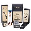 Rose Gold Monarch 4-Piece 5-Blade Razor Shaving Set Men's Safety Razor Grooming Gift Set with Alloy material handle Shaving for Gentleman,Best Father's Day Gift from Taiwan view 1