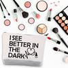 BDPWSS Sonographer Makeup Bag Sonography Tech Gift Radiologist Bag i See Better In The Dark Ultrasound Technician Gift (See Better Dark) view 3