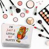 BDPWSS Funny Gambling Makeup Bag Casino Lover Gift I'm Just a Little Bit Slotty Slot Machine Zipper Pouch For Gambler Gift (Just Slotty) view 3