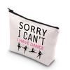 BDPWSS Dancer Cosmetic Bag Dance Lover Gift Dance Team Gift Dance Recitals Gift Sorry i Can't i Have Dance Funny Dancing Gift (I Have Dance) view 1