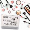 BDPWSS Pickleball Makeup Bag Pickleball Lover Gift Pickleball Player Gift Sorry i Can't i Have Pickleball Zipper Pouch For Pickleball Fans Gift (Have pickleball) view 3