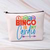 BDPWSS Bingo Makeup Bag Bingo Lover Gambler Gift Bingo Game Lover Cosmetic Bag Bingo Is My Cardio Lucky Bingo Gambling Bag Bingo Player Birthday Gift (Cardio BG) view 4