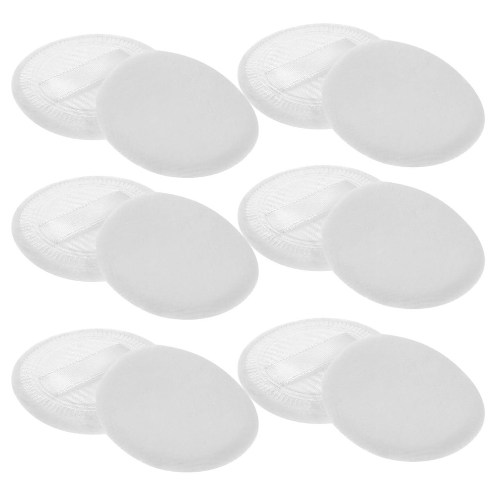 FOMIYES Powder Puff Alternative Soft Supple Makeup Pad for Women Reusable Facial Rounds