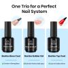 Beetles Builder Gel for Nails with Gel Base and Top Coat Set 3Pcs view 2