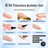 Beetles Builder Gel & Base and Top Coat, 3Pcs 7.5ml view 4