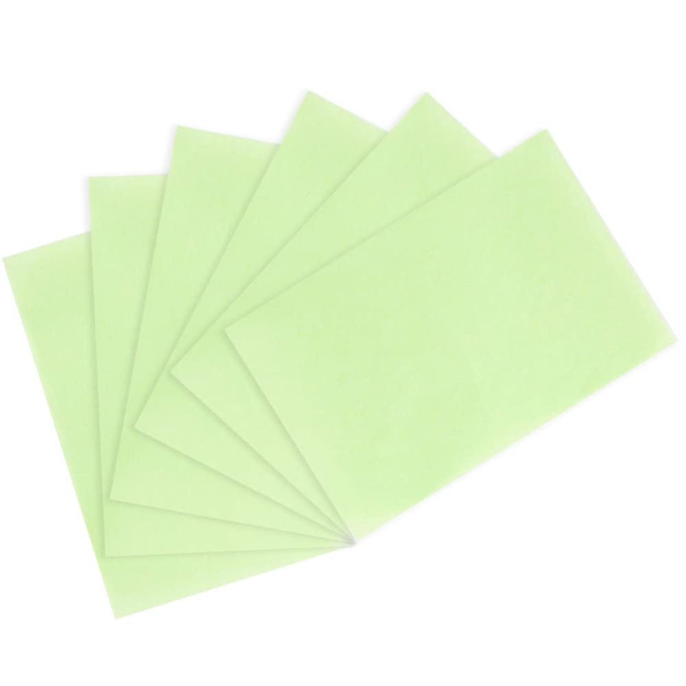 Oil Absorbing Sheets Makeup Blotting Paper Facial Cleansing Film Oily Skin Care Facial Oil Blotting Sheets for Oily Skin Green