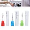 Nail Drill Bits Sets, 3pcs 3/32 Inch Conical Head Ceramic Nail Drill Bit Set Gel Removal Nail Polishing Grinding Bit Accessory Acrylic Nails Polish Cuticles for Home Salon Nail Manicure Pedicure view 1