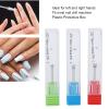 Nail Drill Bits Sets, 3pcs 3/32 Inch Conical Head Ceramic Nail Drill Bit Set Gel Removal Nail Polishing Grinding Bit Accessory Acrylic Nails Polish Cuticles for Home Salon Nail Manicure Pedicure view 3