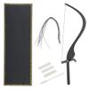 Eyebrow Line Mark Ruler, Eyebrow Marker Ruler Microblading Eyebrow Positioning Line Sponge Measure Tool Set Eyebrow Corrector for Eyebrow Drawing Line Kit for Eyebrow Mapping(Black) view 1