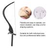 Eyebrow Line Mark Ruler, Eyebrow Marker Ruler Microblading Eyebrow Positioning Line Sponge Measure Tool Set Eyebrow Corrector for Eyebrow Drawing Line Kit for Eyebrow Mapping(Black) view 4