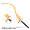 Eyebrow Line Mark Ruler Set - Microblading Eyebrow Positioning Tool with Sponge Measure for Eyebrow Mapping, Drawing Kit (Gold) view 2