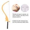 Eyebrow Line Mark Ruler Set - Microblading Eyebrow Positioning Tool with Sponge Measure for Eyebrow Mapping, Drawing Kit (Gold) view 4