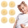 Styla Hair Small Donut Bun Maker for Kids' Ballet Buns, Sock Buns, and Easy Hairstyling (6pc Blonde 2 Inch Size) view 1