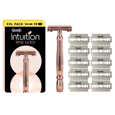 Wilkinson Woman Intuition Safety Razor Rose Gold 1 + 10