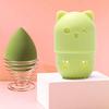 Makeup Sponge Holder, Beauty Sponge Holder + Makeup Blender Travel Case Beauty Sponge Blender Drying Stand & Storage Containers (Blue&Green) view 2