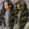 12A 100% raw unprocessed virgin human hair bundles, body wave natural black 30 inch view 2