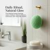 Plant-Based Konjac Facial Sponge: Natural Face Exfoliator for All Skin Types - Charcoal, Matcha, or Original - Gently Cleanses & Balances - Vegan, Cruelty-Free, 100% Biodegradable (White) view 3