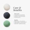 Plant-Based Konjac Facial Sponge: Natural Face Exfoliator for All Skin Types - Charcoal, Matcha, or Original - Gently Cleanses & Balances - Vegan, Cruelty-Free, 100% Biodegradable (White) view 4