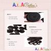 12A 100% Raw unprocessed virgin human hair bundles, body wave natural black 18 inch single bundle view 4