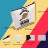 Beaver Lover Gift Beaver Cosmetic Make up Bag Beaver Makeup Zipper Pouch Bag for Women Girls (Beaver) view 3