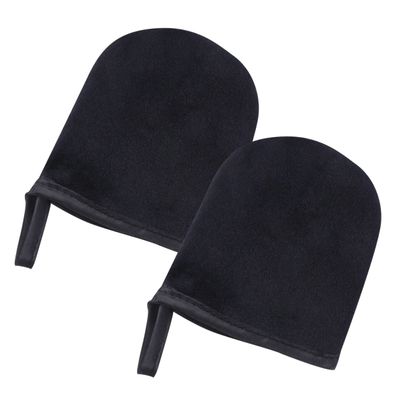 Beaupretty 2pcs Self Tanning Mitt Self Tanner Mitt Applicator Tanning Gloves Face Tanner Exfoliating Glove Cream Lotion Mousse Body Cleaning Gloves