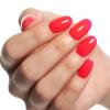 GLAMERMAID Press on Nails Medium Oval, Hot Pink Fall Short Oval Acrylic Fake Nails Kits, Glossy Reusable Full Cover Stick on Nails for Women Gifts view 1