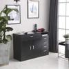 SSLine Hair Beauty Salon Spa Equipment Set Hair Styling Barber Station,Bathroom Floor Cabinet Rectangular 7 Compartments 5 Drawers 1 Door Hair Salon Cabinet view 2