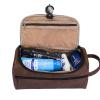 2 in 1 Personalized Toiletry Bag, Water-resistant Large Capacity Leather Travel Organizer Custom Printing Name Monogram For Men Groomsmen Gifts Leather Dopp Kit view 2