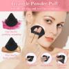 Disposable Makeup Applicators Kit with Triangle Puff Mixing Palette, Artist Supplies Disposable Mascara Wands, Lip Brushes, Hair Clips Powder Puffs for Face with Storage Box view 3
