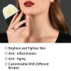 Evmliy Silicone Ice Roller Facial Massager - Brighten Skin, Reduce Puffiness, Reusable Ice Roller for Face & Eyes, Freezer (1Pack, Black) view 2