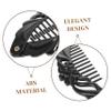 6pcs Banana Hair Clips Fishtail Hair Clip Grips Flexible Ponytail Holder Tool Accessories for Women Girls Thick Fine Curly Hair view 3