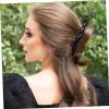6pcs Banana Hair Clips Fishtail Hair Clip Grips Flexible Ponytail Holder Tool Accessories for Women Girls Thick Fine Curly Hair view 4
