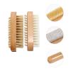 Beaupretty 2pcs Wooden Nail Scrubbing Brushes Natural Bristles for Fingernail Cleaning and Manicure Gentle Cleaning Tool for Hands and Feet Selection view 2