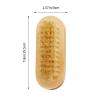 Beaupretty 2pcs Wooden Nail Scrubbing Brushes Natural Bristles for Fingernail Cleaning and Manicure Gentle Cleaning Tool for Hands and Feet Selection view 3