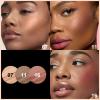 FOCALLURE 3 Pcs Cream Contour Sticks,Shades with Highlighter & Bronzer & Blush,Non-greasy Long-wear Face Contouring Pen,Easy to Sculpt the Face and Create a Lightweight Finishing Makeup,MEDIUM view 4