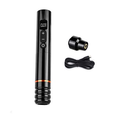 Cordless Rotary Tattoo Pen Machine Semi-Permanent Eyeliner Lips Permanent Makeup Device Machine For Body Art Makeup Pen,Gold