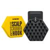 TOOLETRIES Scalp Scrubber & Hook - Silicone Exfoliating Hair Scrubber for Men, Bath & Shower Accessories - Features Silicone-Grip Technology, Removable & Reusable view 1