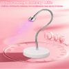 Zunate LED Light, 3W Gel Polish Drying Lamp, Flash Cure Light with Gooseneck, Gel Polish Dryer Lamp, Curing Lamp for Fluorescent Paint, Gel Nail view 3