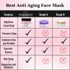 Dream Cream Menopause Skincare Night Cream - Wake Up Rested + Restored with Hyaluronic Acid, Niacinamide, Peptides, Melatonin and Magnesium. Overnight Face Mask by 2 See Transformation view 3