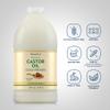 Piping Rock Castor Oil Bottle | 64 Fl Oz | Premium Liquid Drops | Cold Pressed and Hexane Free | Vegetarian, Non-GMO, Gluten Free view 3