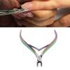 Cuticle Nipper, Curve Craftsmanship Hangnail Remover Nipper for Manicure Enthusiasts for Women color view 1