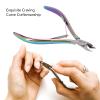 Cuticle Nipper, Curve Craftsmanship Hangnail Remover Nipper for Manicure Enthusiasts for Women color view 3