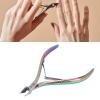 Cuticle Nipper, Curve Craftsmanship Hangnail Remover Nipper for Manicure Enthusiasts for Women color view 4