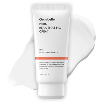 Genabelle PDRN Rejuvenating Cream - Lightweight Moisturizer with Original PDRN, CICA, Hyaluronic Acid - Nourishing, Hydrating, and Soothing Formula - 2.36 fl.oz