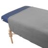Body Linen 10 Pack Gentility Polar Fleece Massage Table Blanket, Warm, Cozy and Plush Spa Blankets. Create That Perfect Atmosphere. 54 x 80 inches, 100% Polyester - Bluish Grey view 3