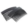France Luxe Classic Side Comb Pair, Black view 1