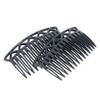 France Luxe Trellis Side Comb Pair, Black view 1