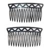 France Luxe Trellis Side Comb Pair, Black view 2