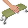 Arm Rest for Nails Tech, Easy Clean Nail Arm Rest, Reduce Back Pain Hand Rest for Nails Tech, Sturdy Support Armrest for Nails Fits UV LED Nail Lamp Underneath, Salon & Home Use (Green) view 1