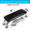 Arm Rest for Nails Tech, Easy Clean Nail Arm Rest, Reduce Back Pain Hand Rest for Nails Tech, Sturdy Support Armrest for Nails Fits UV LED Nail Lamp Underneath, Salon & Home Use (Green) view 4